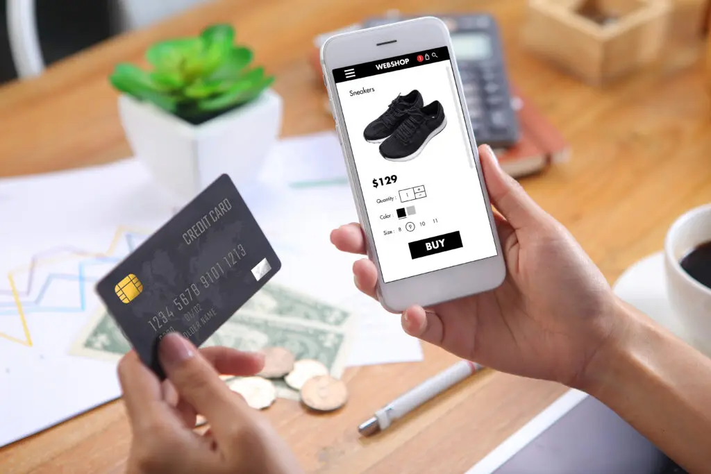 mobile shopping for shoes