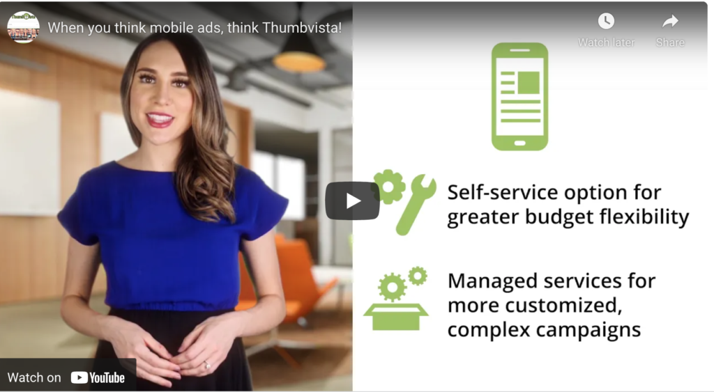 When you think mobile ads think Thumbvista