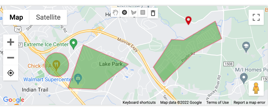 geofences - radius and polygon geofencing