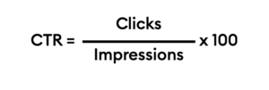 click-through rate formula