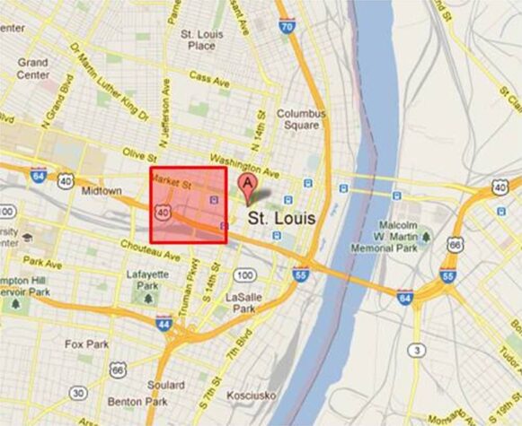 Geofence in St Louis Missouri