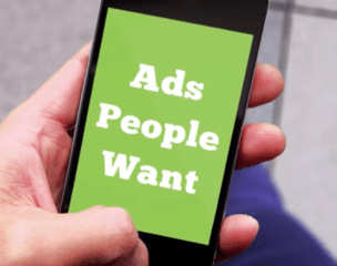 Ads people want